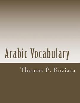 Paperback Arabic Vocabulary Book