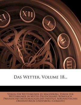 Paperback Das Wetter, XVIII. Jahrgang. [German] Book