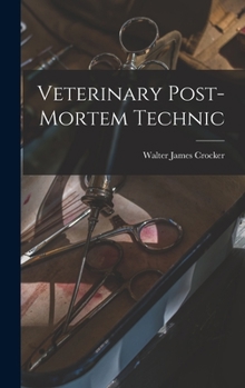 Hardcover Veterinary Post-Mortem Technic Book
