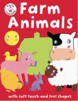 Board book Farm Animals with soft touch and feel shapes Book