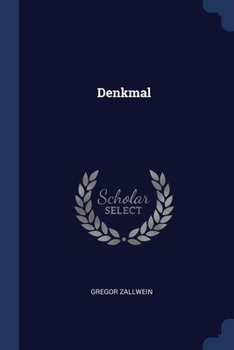 Paperback Denkmal Book