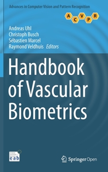 Hardcover Handbook of Vascular Biometrics Book