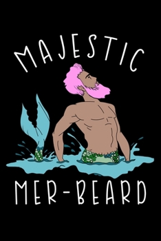 Paperback Majestic Mer Beard: Notebook Wide Rule Book