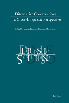 Hardcover Ditransitive Constructions in a Cross-Linguistic Perspective Book
