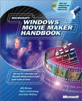 Paperback Microsoft Windows Movie Maker Handbook [With CDROM] Book