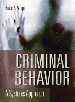 Paperback Criminal Behavior: A Systems Approach Book