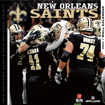 Calendar New Orleans Saints 2024 12x12 Team Wall Calendar Book