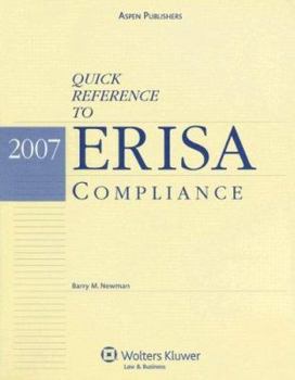 Paperback Quick Reference to Erisa Compliance Book