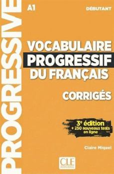 Paperback vocabulaire progressif niveau débutant Corrigés 3ED [French] Book