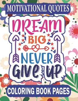 Paperback Motivational Quotes Coloring Book