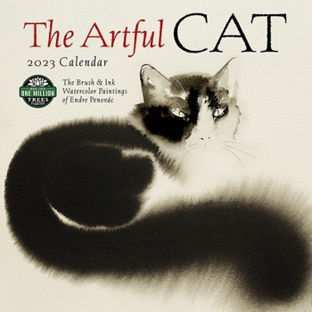 Calendar Artful Cat 2023 Wall Calendar Book