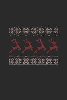 Ugly Christmas Deer: Graph Paper Notebook (6" x 9" - 120 pages) ~ Christmas Themed Notebook for Daily Journal, Diary, and Gift
