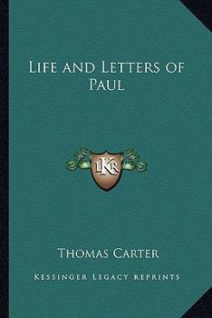 Paperback Life and Letters of Paul Book