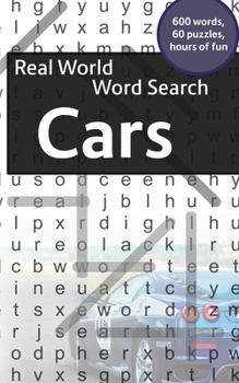 Paperback Real World Word Search: Cars Book