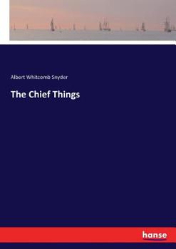 Paperback The Chief Things Book