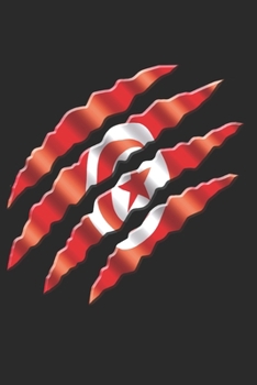 TUNISIA NOTEBOOK: Tunisia Notebook | college book | diary | journal | booklet | memo | composition book | 120 sheets - Dot Grid paper 6x9 inch