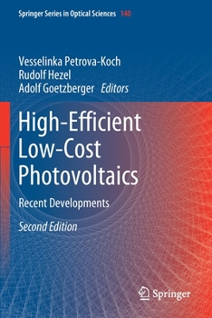 Paperback High-Efficient Low-Cost Photovoltaics: Recent Developments Book