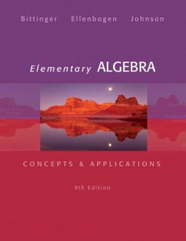 Hardcover Elementary Algebra: Concepts and Applications Book