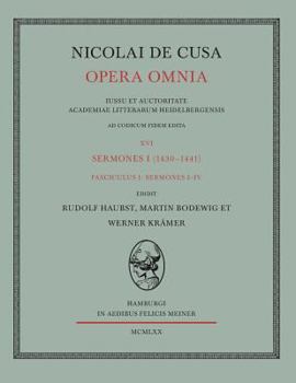 Paperback Nicolai de Cusa Opera omnia / Nicolai de Cusa Opera omnia [Latin] Book