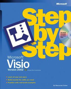 Paperback Microsofta Visioa Version 2002 Step by Step [With CDROM] Book