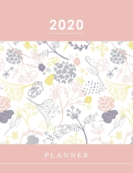 Paperback 2020 Planner And Diary Large Weekly And Monthly View: 8.5 x 11 inch planner. Monthly inspirational quotes. Pretty cover design in blush and grey. Idea Book