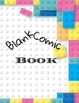 Paperback Blank Comic Book: Comic Book: 8.5 x 11, 110 Pages, comic panel, For drawing your own comics, idea and design sketchbook, for artists of Book