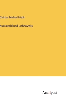 Hardcover Auerswald und Lichnowsky [German] Book