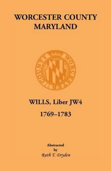 Paperback Worcester Will Books, Liber JW4, 1769-1783 Book