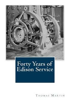 Paperback Forty Years of Edison Service Book