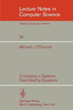 Paperback Computing in Systems Described by Equations Book