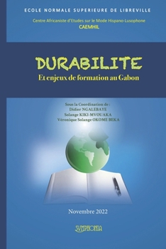 Paperback Durabilé et enjeux de formation au Gabon [French] Book