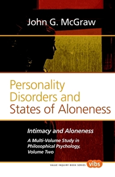 Hardcover Personality Disorders and States of Aloneness Book