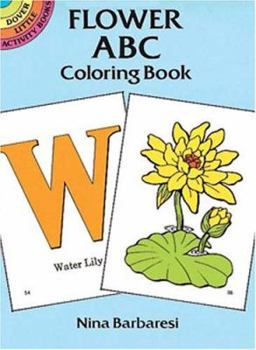 Paperback Flower ABC Coloring Book