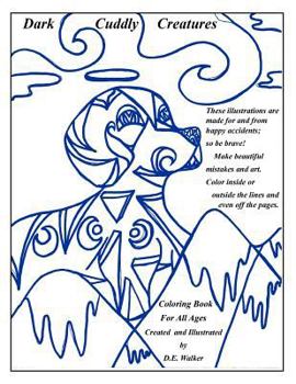 Paperback Dark Cuddly Creatures: Coloring Book