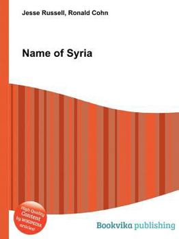 Paperback Name of Syria Book