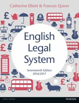 Paperback English Legal System 2016/2017 Book