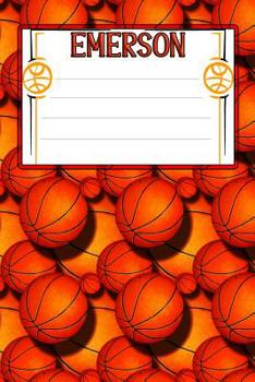 Paperback Basketball Life Emerson: College Ruled Composition Book