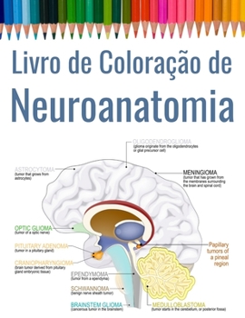 Paperback Livro de Colora??o de Neuroanatomia: Neuroci?ncias para Colorir - Presente para M?dico [Portuguese] Book