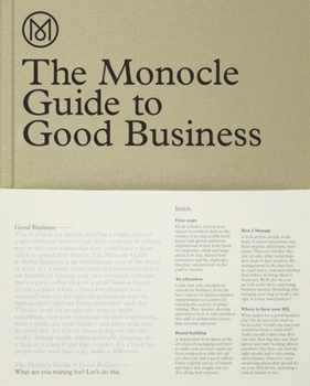 Hardcover The Monocle Guide to Good Business Book