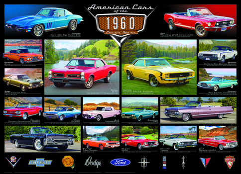 Misc. American Cars of the 1960s Puzzle Book