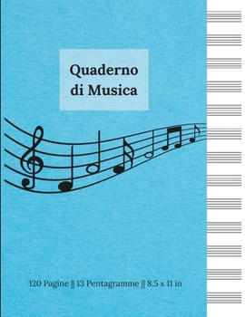 Paperback Quaderno di Musica [Italian] Book