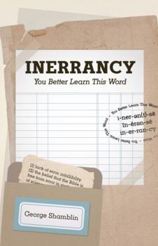 Paperback Inerrancy: You Better Learn This Word Book
