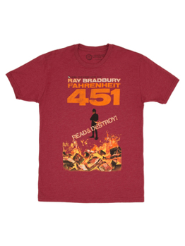 Unknown Binding Fahrenheit 451 Unisex T-Shirt Large Book