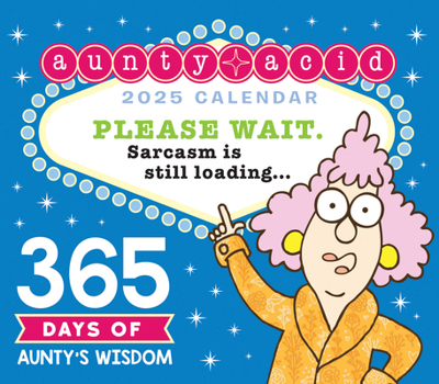 Office Product 2025 Aunty Acid Boxed Daily Calendar Book