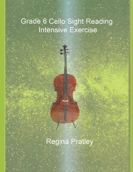 Paperback Grade 6 Cello Sight Reading Intensive Exercise Book