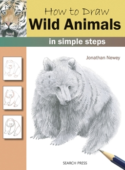 Paperback How to Draw Wild Animals in Simple Steps Book