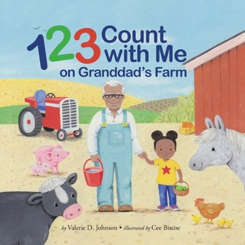 Paperback 1 2 3 Count with Me on Granddad's Farm Book