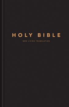 Hardcover NLT Large Print Pew Bible (Hardcover, Black) Book