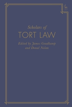 Hardcover Scholars of Tort Law Book