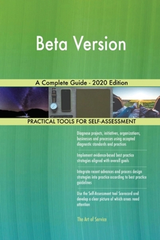 Paperback Beta Version A Complete Guide - 2020 Edition Book